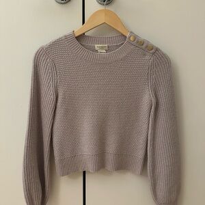 Club Monaco Lilac Cashmere Sweater